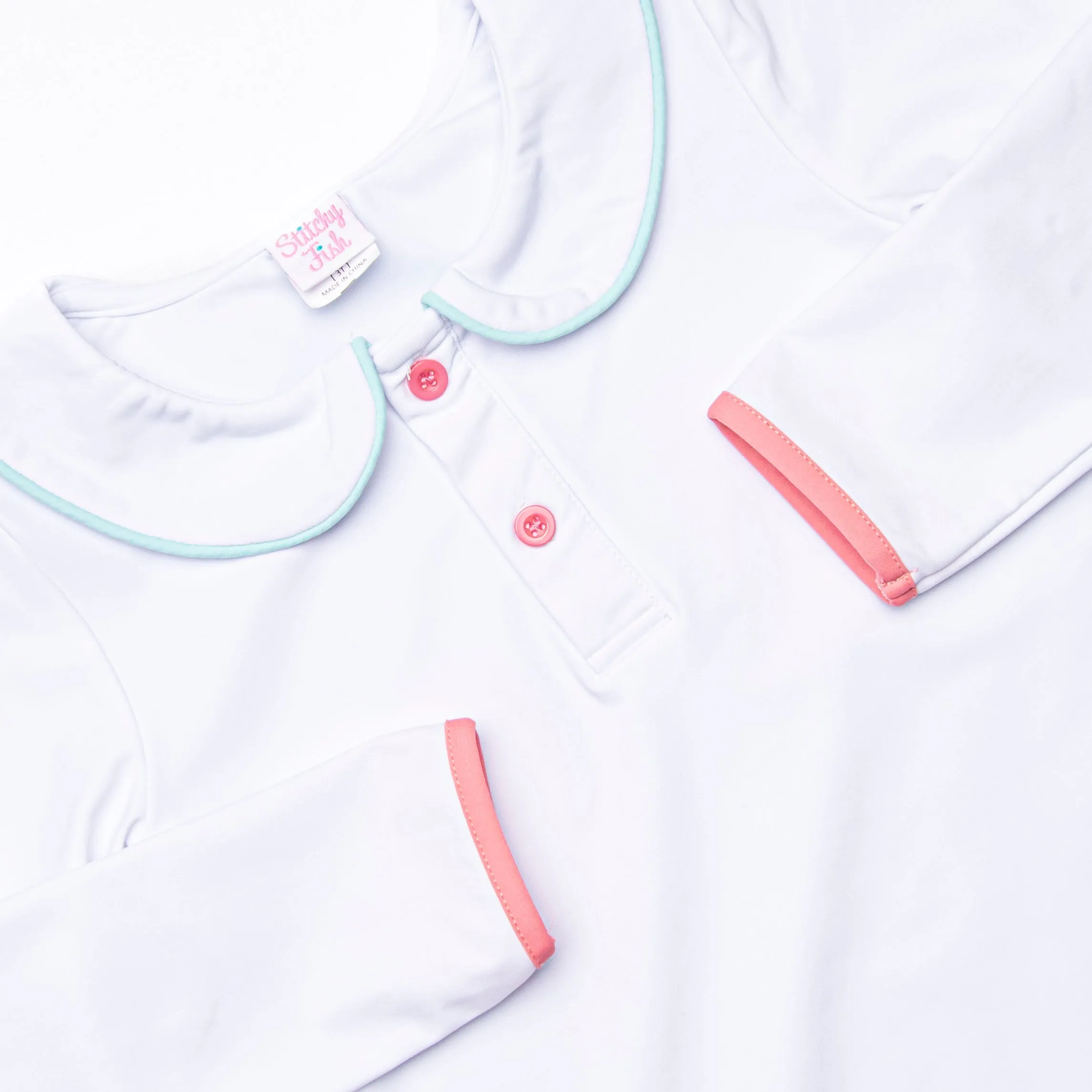 Winner in White Skirt Set, White