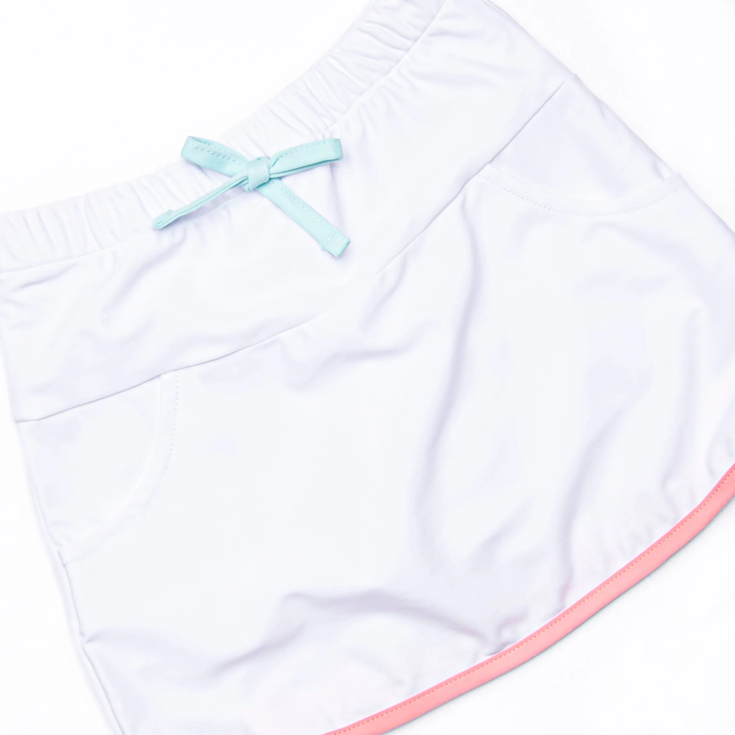 Winner in White Skirt Set, White