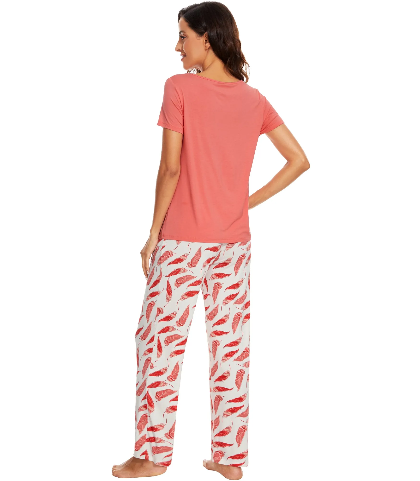 WiWi Soft Printed Pajama Sets for Women