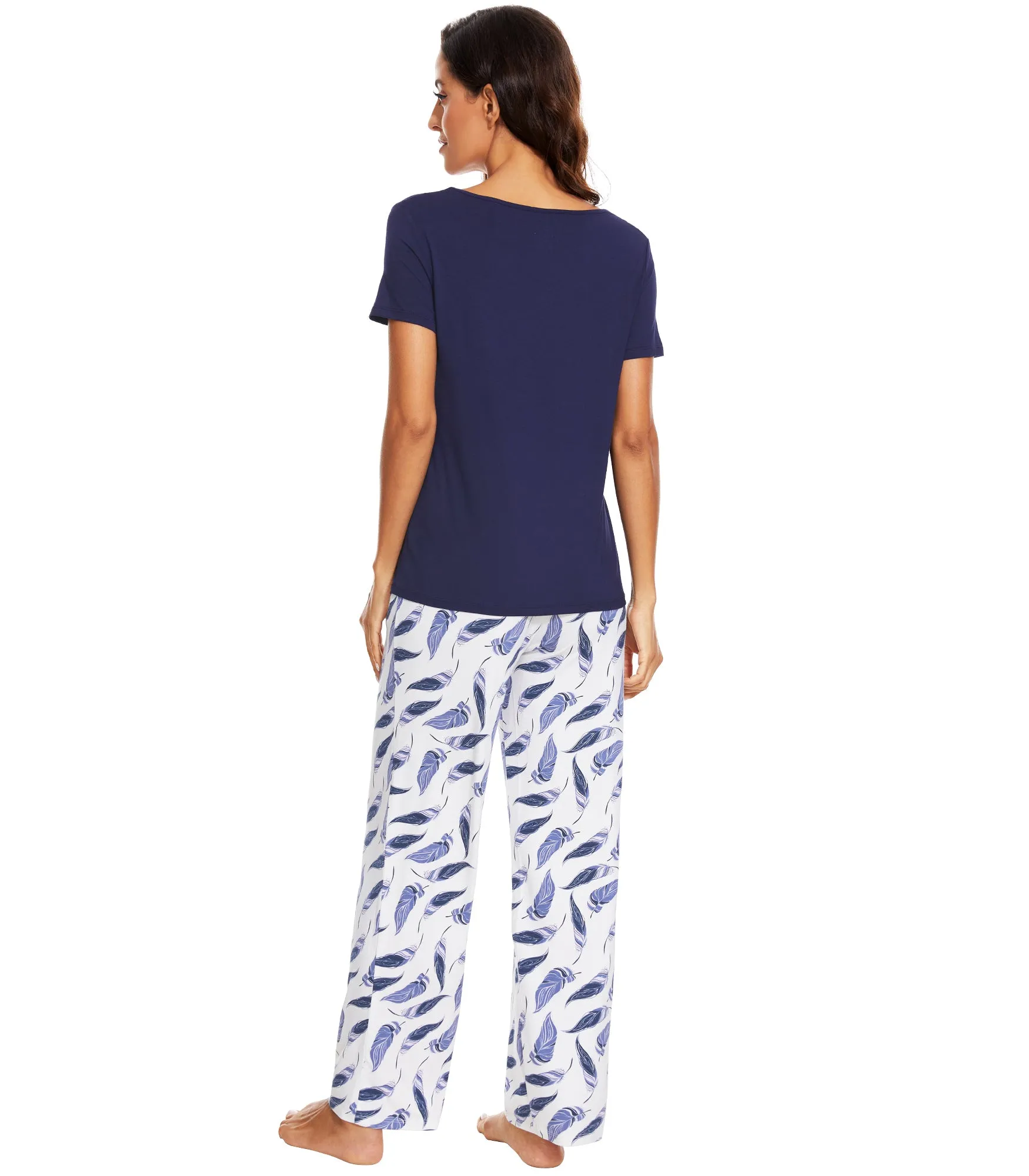 WiWi Soft Printed Pajama Sets for Women