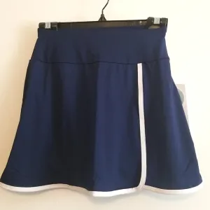 X by Gottex Studio Skort Skirt Shorts Golf Tennis Sports Festivals Navy Blue