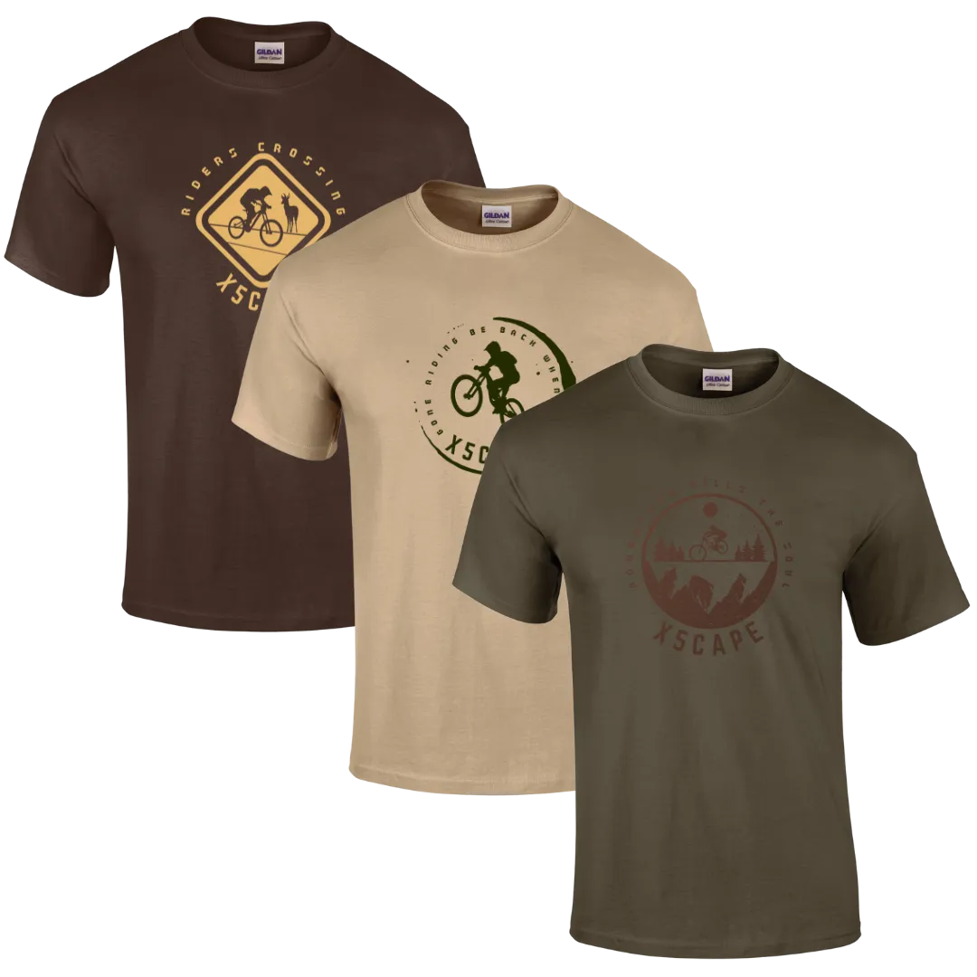 X5CAPE Core Neutral MTB T-Shirt Bundle