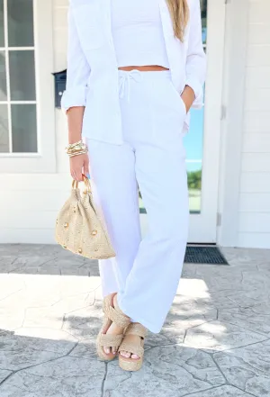 Z SUPPLY Bondi Gauze Pant in White