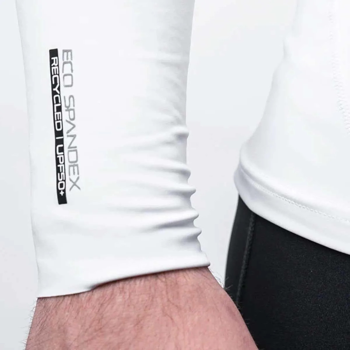 Zhik Mens Long Sleeve Spandex Rash Vest Top - White