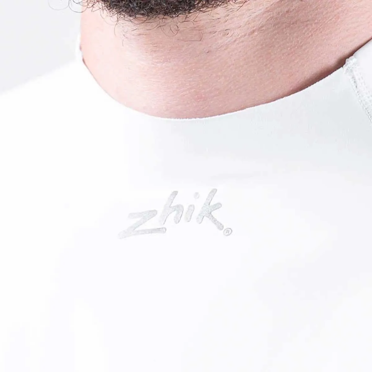 Zhik Mens Long Sleeve Spandex Rash Vest Top - White